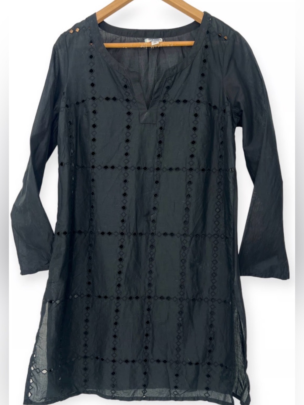 Old navy beach coverup black eyelet